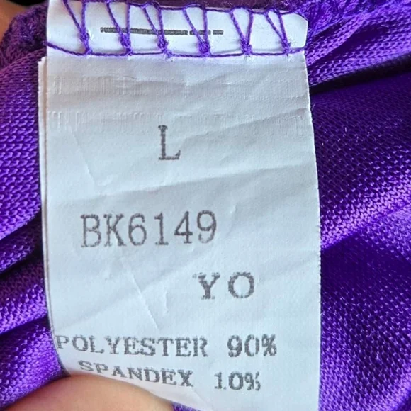 Purple Renaissance Fantasy Halloween Costume Size M/L - Picture 6 of 7